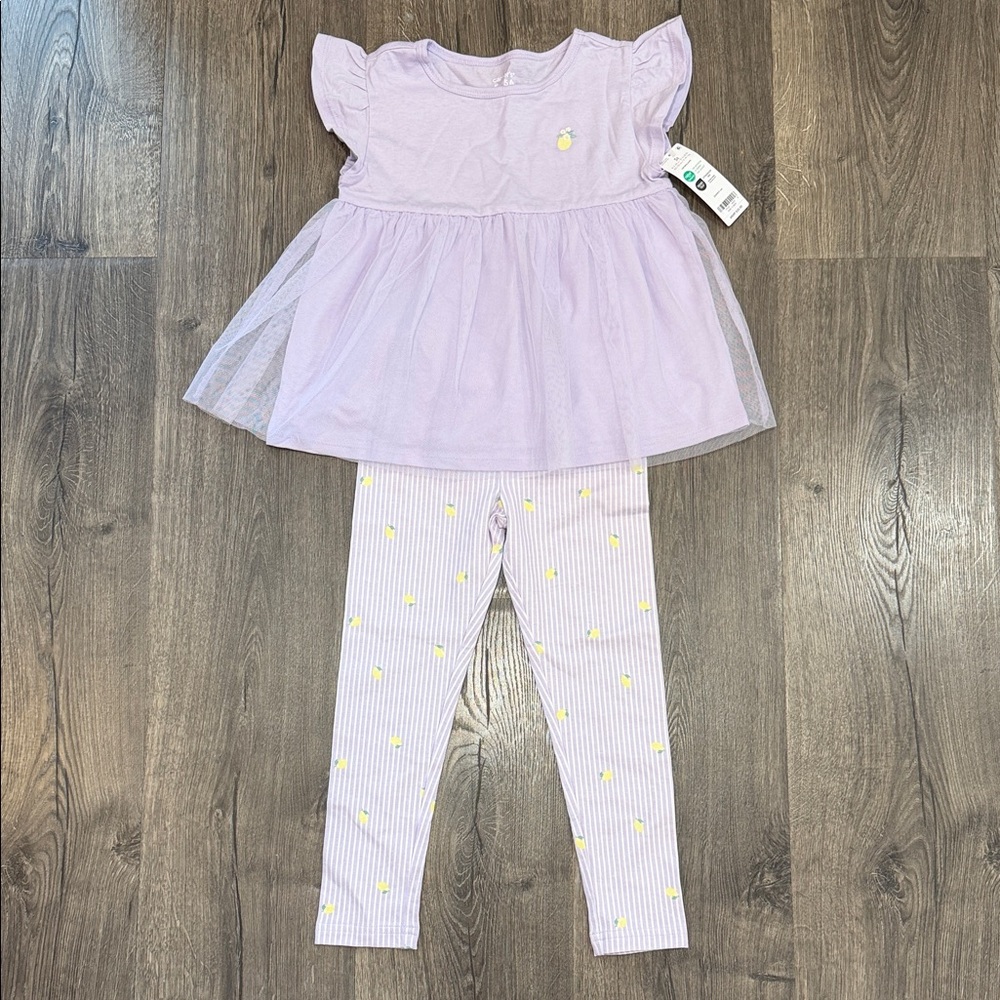 Carter's Purple and Yellow Kids Matching Set